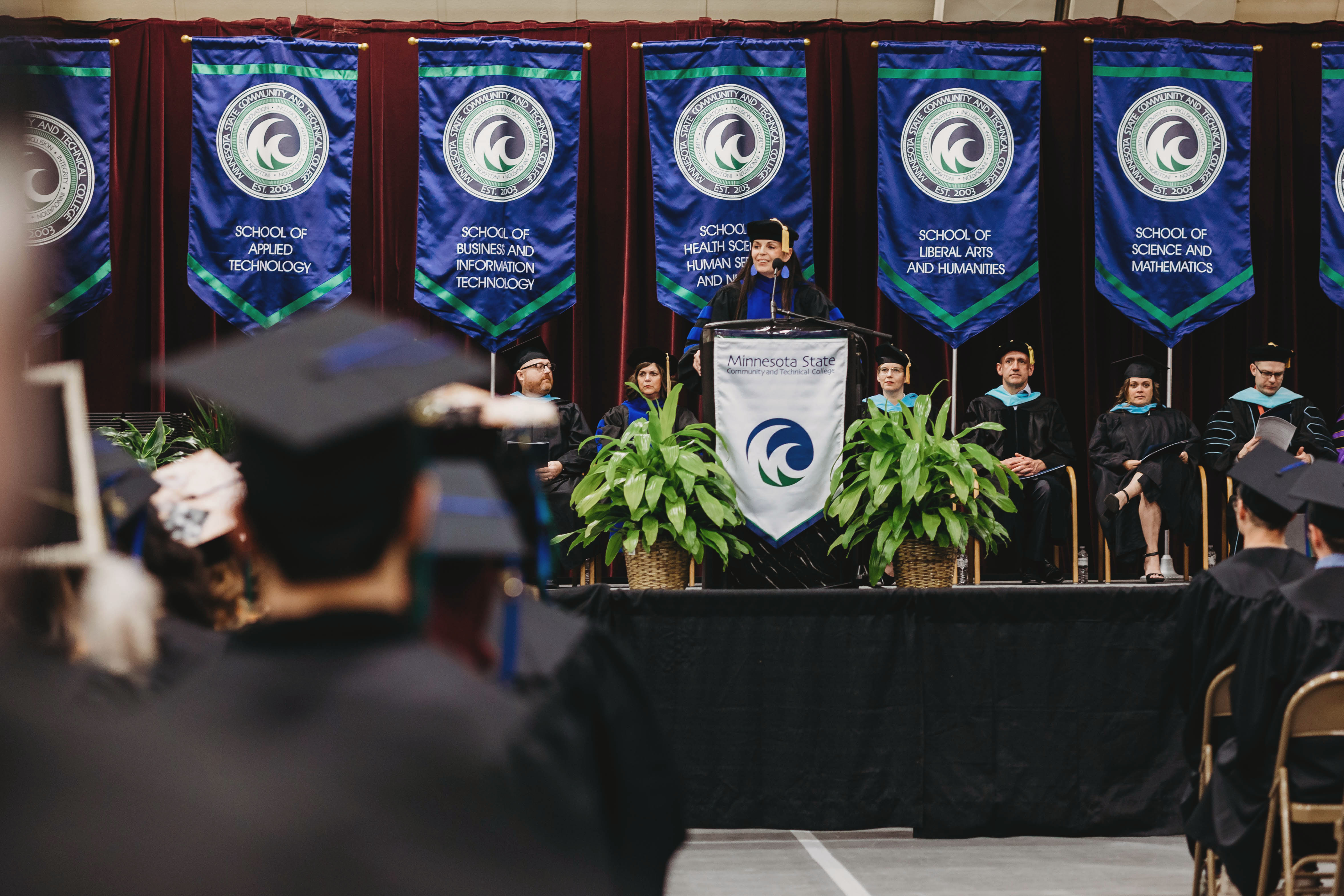 2022 graduation, President Brimhall speaks to graduates